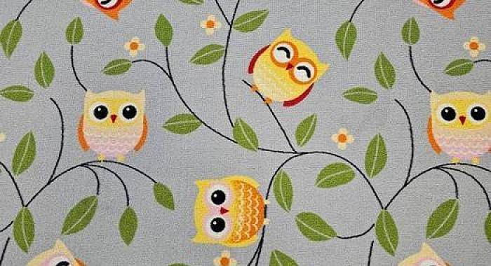 Детский ковер-палас OWLS серый