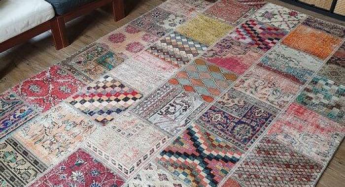 Ковер винтажный PATCHWORK ручной работы Vintage Look at Me P-97