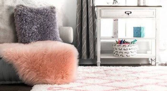 Ковер ручной работы SHAGGY MOROCCO ivory-pink